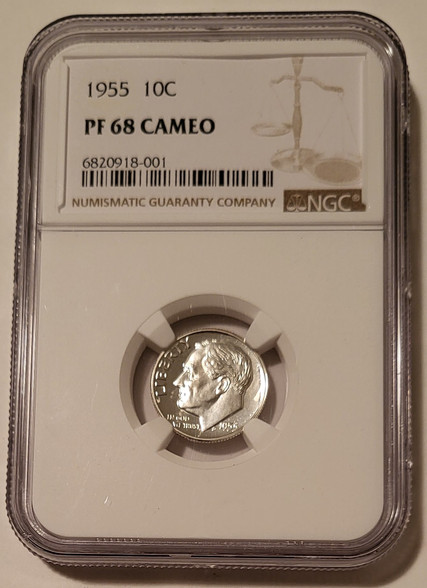 1955-roosevelt-dime-proof-pf68-cameo-ngc-a