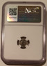 Hungary Bela II silver denar head facing ms62 ngc b