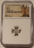 Hungary Bela II silver denar pillars ms62 ngc a