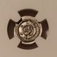 Hungary middle ages Bela II silver denar cross type ms62 ngc d