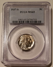 1937-s-buffalo-nickel-ms65-pcgs-aaa