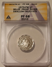Belize 1979 1 cent pf68 dcam anacs a