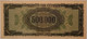 Greece ww2 occupation 1944 500000 drachmai bank note au53 pmg d
