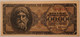 Greece ww2 occupation 1944 500000 drachmai bank note au53 pmg c