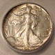 1941 Walking Liberty half dollar ms64 icg toning c