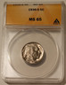 1936 s Buffalo nickel MS65 ANACS a