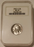 1945 s Jefferson silver nickel ms67 ngc light toning oh a