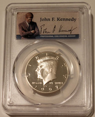 1997 s silver Kennedy half dollar proof pr69 dcam pcgs portrait a