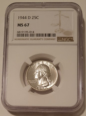 1944 d Washington quarter ms67