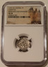 Austria Carinthia Spanheim 1202 silver pfennig au58 ngc a