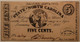 Civil War North Carolina 5 cents note 63 pcgs c