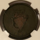 Ireland 1822 token au55 bn ngc a