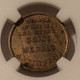 Great Britain webster coin dealer token ms62 ngc d