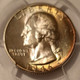 1946 s Washington quarter ms66 pcgs toning c