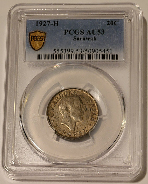 sarawak-1927-h-20-cents-au53-pcgs-a
