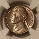 1953 Jefferson Nickel MS64 ngc toning c