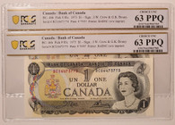 Canada 2 1973 dollars 63 ppq pcgs a