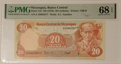 nicaragua-1979-20-cordobas-bank-note-68-epq-pmg-a