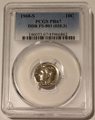 1968-s-roosevelt-dime-ddr-fs801-pr67-pcgs-a