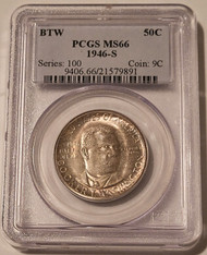 1946-booker-t-washington-silver-half-ms66-pcgs-toned-aa
