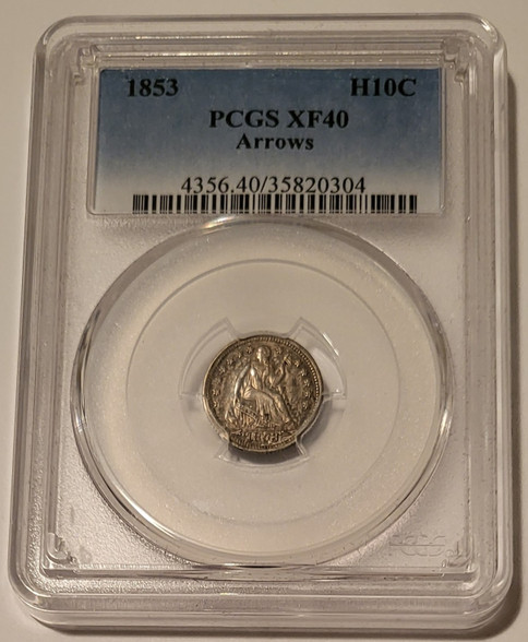 1853-seated-half-dime-xf40-pcgs-toned-a
