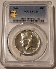 1964-kennedy-silver-half-dollar-pr68-pcgs-gsh-a