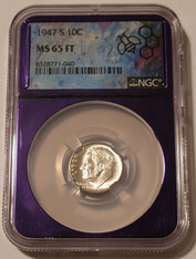 1947-s-roosevelt-dime-ms65-ft-ngc-purple-bee-label-a