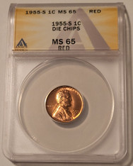 1955-s-lincoln-wheat-cent-die-chips-ms65-red-anacs-a