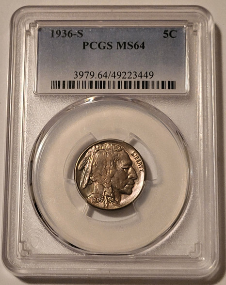 pcgs-1936-s-buffalo-nickel-ms64-pcgs-toning-a