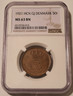 Denmark 1921 5 ore ms63 bn ngc a