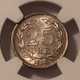 Sweden 1898 eb silver 25 ore ms63 ngc d