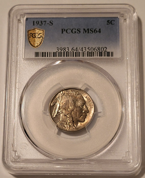1937-s--buffalo-nickel-ms64-pcgs-gsh-toning-a
