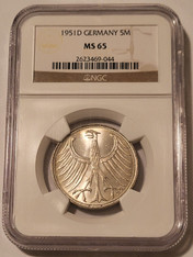 west-germany-1951-d-silver-5-mark-ms65-ngc-a