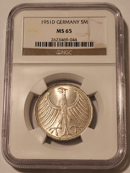 west-germany-1951-d-silver-5-mark-ms65-ngc-a