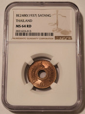 thailand-1937-satang-ms64-red-ngc-a