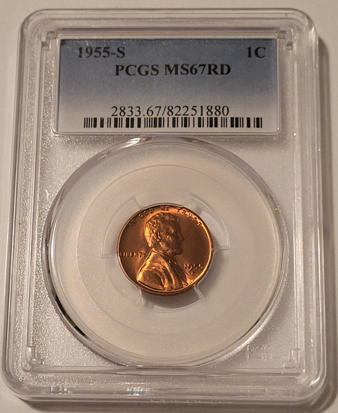 1955-s-Lincoln-wheat-cent-ms67-red-pcgs-a