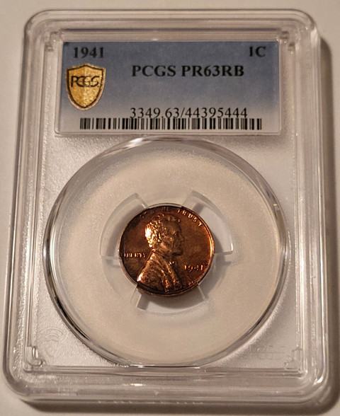 1941-lincoln-wheat-cent-proof-pr63-rb-pcgs-gsh-toning-a