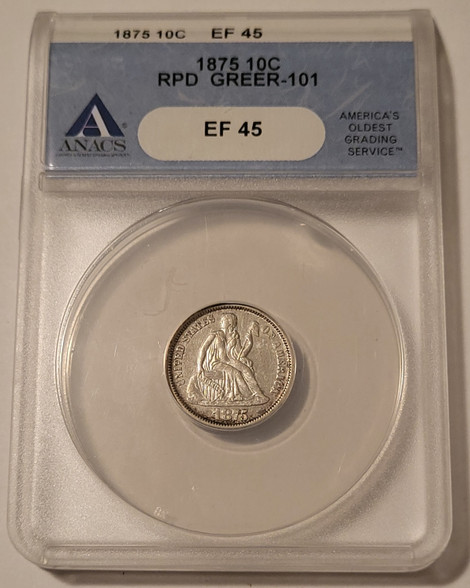 1875-seated-liberty-dime-rpd-fs101-xf45-anacs-a