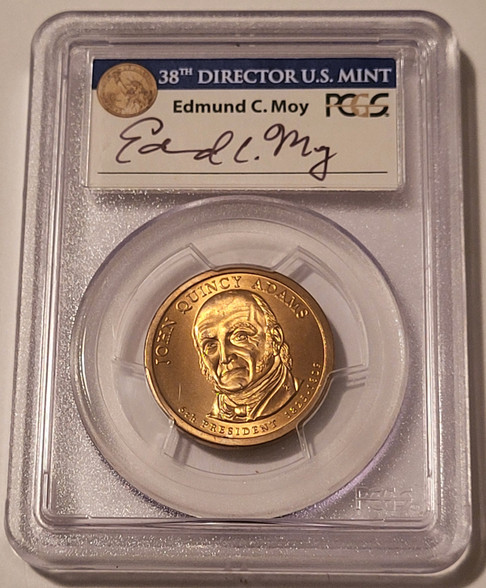 2008-john-q-adams-presidential-dollar-error-sf-sp66-pcgs-moy-a