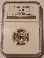 mgv-japan-1921-5-sen-ms66-ngc-a