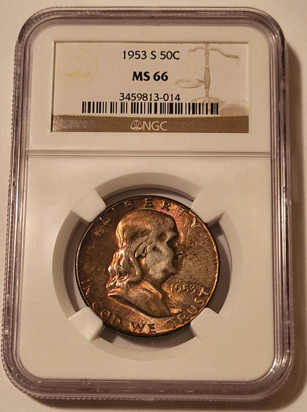 1953-s-franklin-half-dollar-ms66-ngc-toned-a