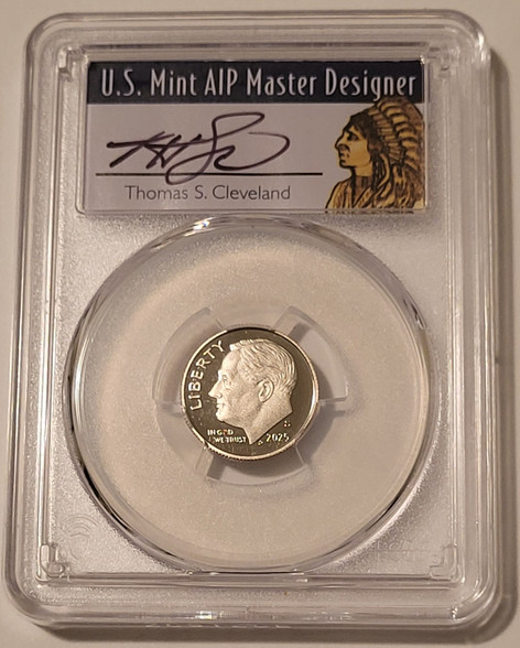 2025-s-clad-roosevelt-dime-pr70-dcam-pcgs-cleveland-indian-a
