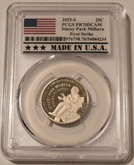 2025-s-clad-milbern-quarter-pr70-dcam-pcgs-fs-usa-a