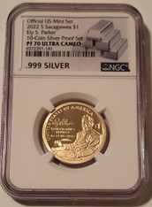 NGC　プルーフ70　ウルトラカメオ　観音様と鳳凰　2022 Cook Islands 2022 1/4 oz Silver $2 American Double Eagle Proof