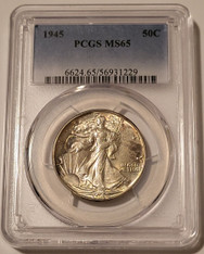 1945-walking-liberty-half-dollar-ms65-pcgs-toning-a