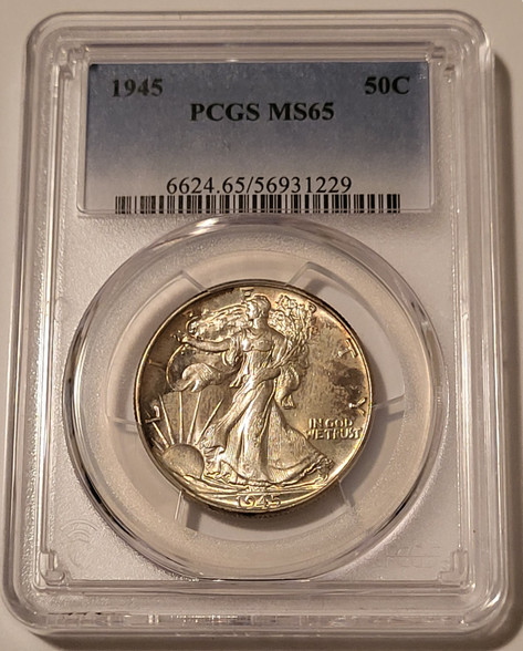 1945-walking-liberty-half-dollar-ms65-pcgs-toning-a