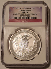australia-2014-p-kookaburra-silver-dollar-ms70-ngc-first-2500-a