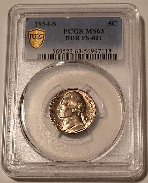 1954-jefferson-nickel-ddr-fs801-ms63-pcgs-gsh-toning-a