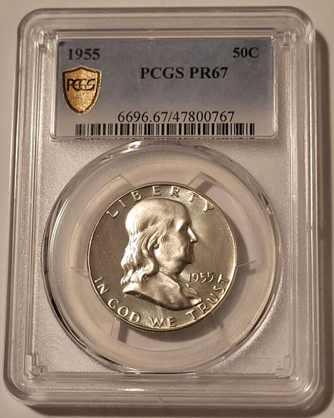 1955-franklin-half-dollar-pr67-pcgs-gsh-a