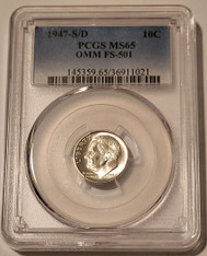 1947-s-d-roosevelt-dime-omm-fs-501-ms65-pcgs-a